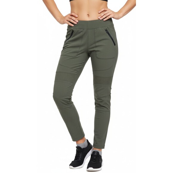 Duluth Trading Pants Womens Flexpedition Slim Leg Performance Size 10 Olive - Picture 1 of 12
